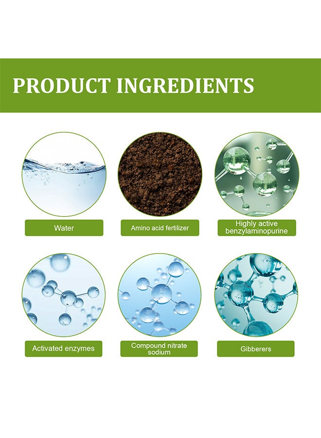 YEGBONG Two Bottles 50ML Plant Growth Enhancer Supplement, Concentrate Liquid Fertilizer Nutrient For Transplant Fast Rooting Rescue Disease Seedlings, Promotes Rooting, Grow New Plants From Cutting  - Image 3