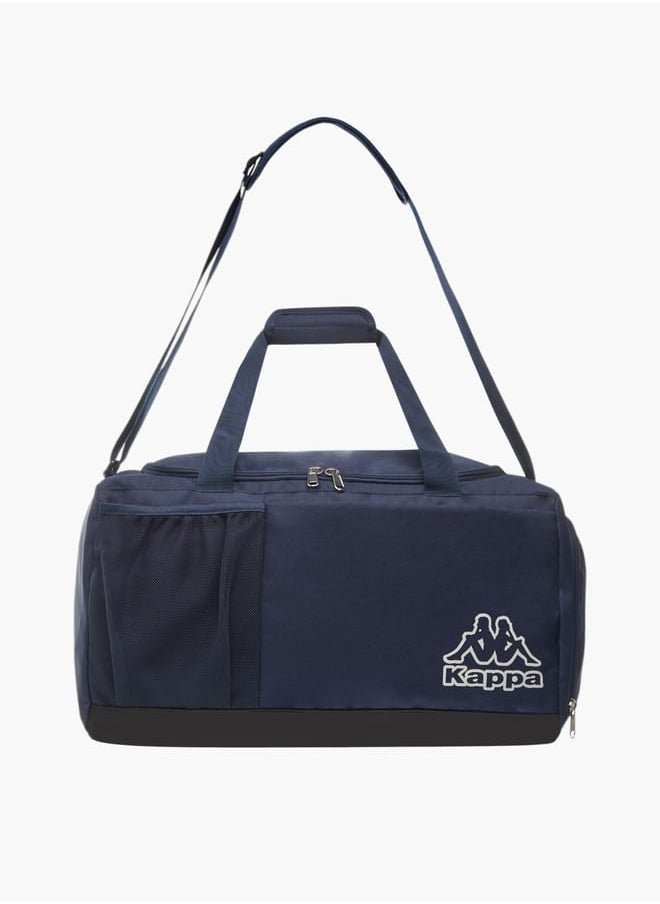 Kappa - Men Logo Print Duffel Bag with Handles and Zip Closure - Image 1