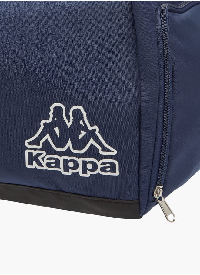 Kappa - Men Logo Print Duffel Bag with Handles and Zip Closure - Image 1