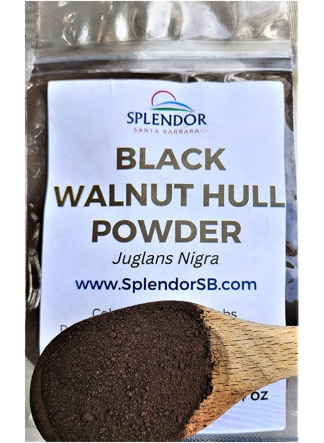 Splendor Santa Barbara - Splendor Black Walnut Hull Powder Natural Colorant- 4(Oz) For Soap Making, Cosmetic Making And Fabric Dye - Image 1