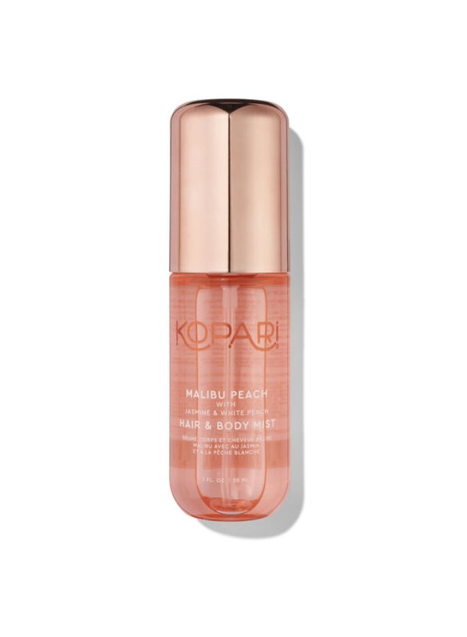 كوپاري كوباري معطر للشعر والجسم برائحة خوخ ماليبو  ٣٠ مل - Image 2