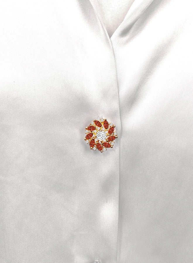 مينوتيا أزرار قمصان نسائية أنيقة من مينوتيا | أزرار قمصان أنيقة للنساء والفتيات، ذهبية اللون_MNT0466GNT_G - Image 4