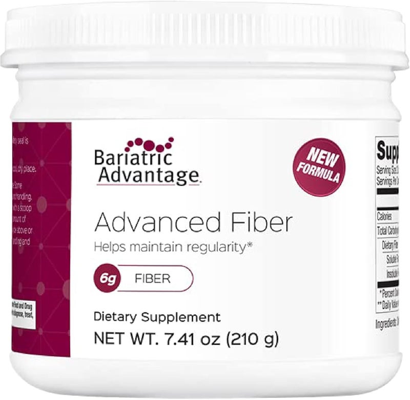 Bariatric Advantage Advanced Fiber Powdered Formula Supports a Healthy Intestinal Environment and Increases Absorption of Calcium and Magnesium  Unflavored 30 Servings - Image 1