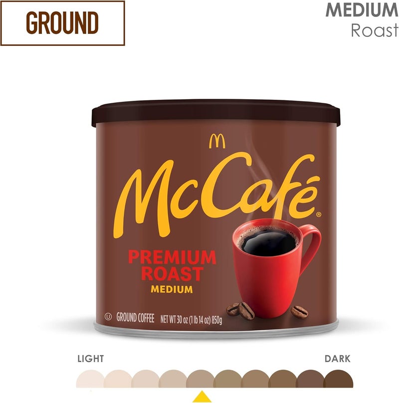 McCafe Premium Roast Ground Coffee, 30 oz Canister - Image 5