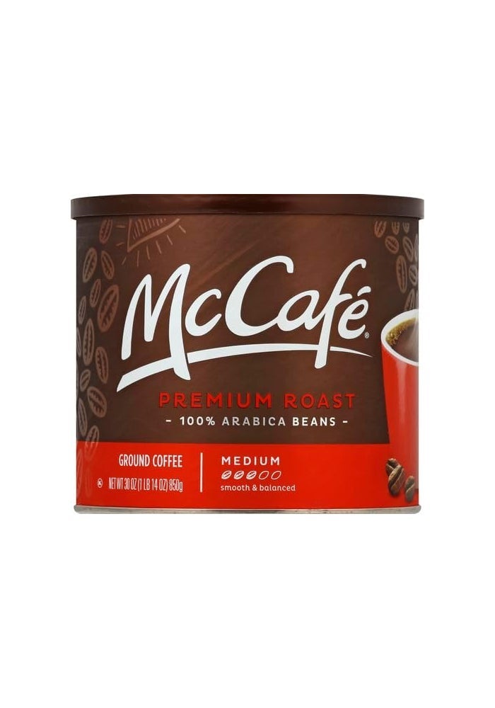McCafe Premium Roast Ground Coffee, 30 oz Canister - Image 4