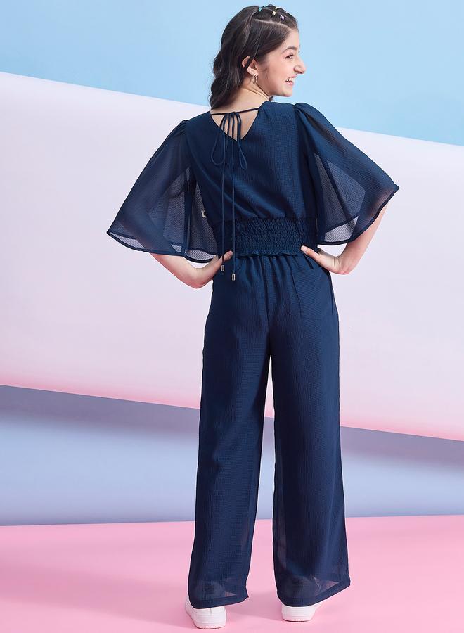 ستايلو بج طقم بلوزة وبنطلون بأكمام واسعة بنقشة ستايلو باغ - Image 4