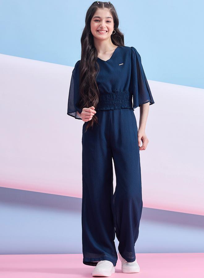 ستايلو بج طقم بلوزة وبنطلون بأكمام واسعة بنقشة ستايلو باغ - Image 2