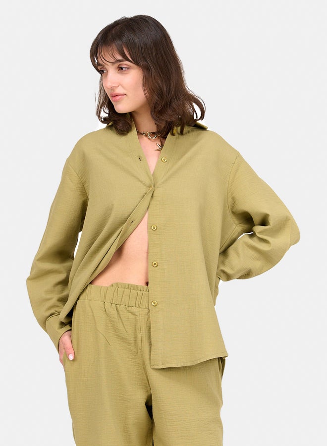 Clue Relaxed Elegance Tencel Shirt  - Image 1