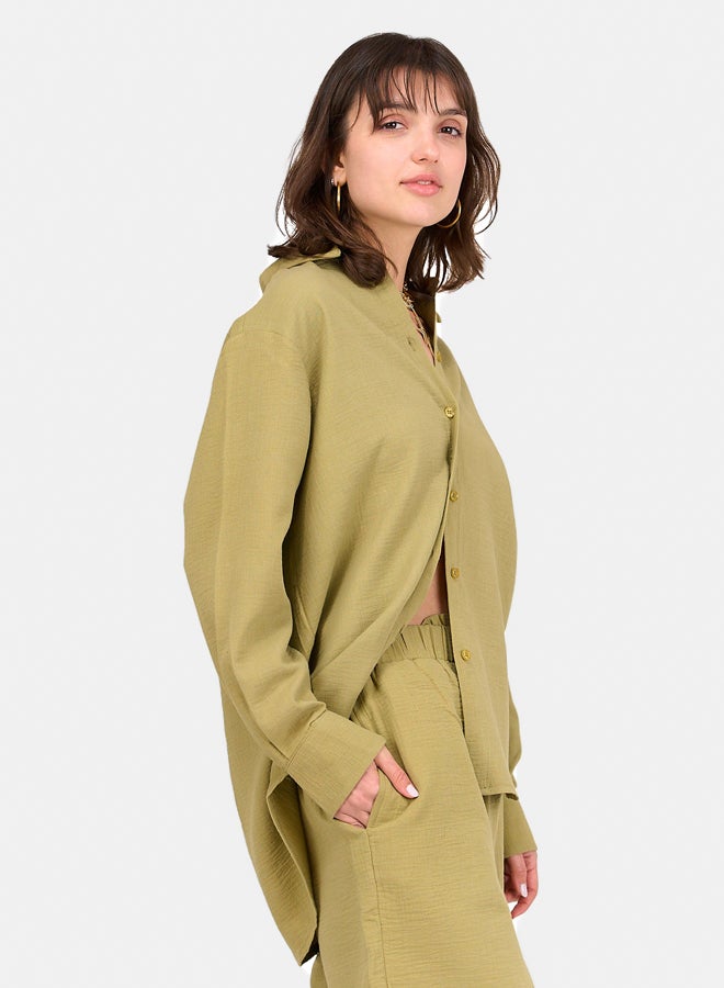 Clue Relaxed Elegance Tencel Shirt  - Image 2