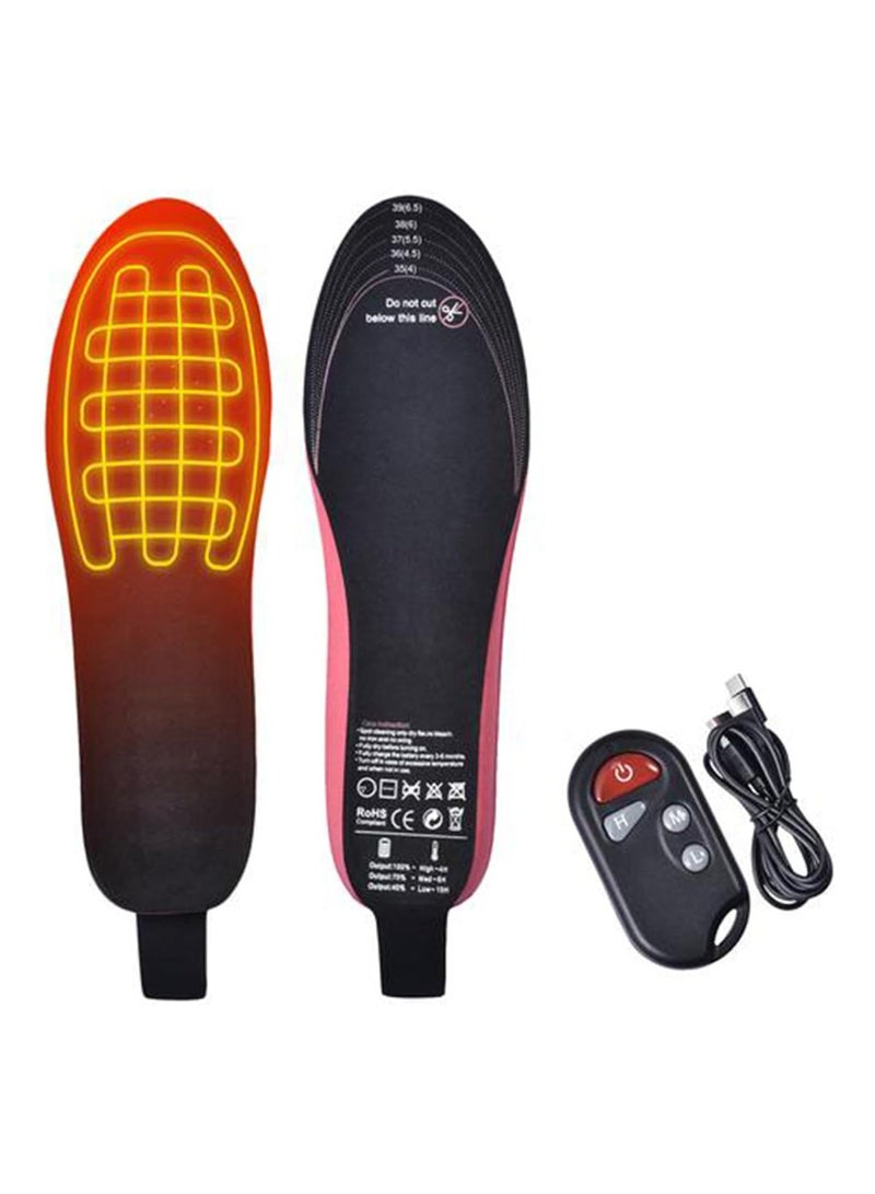 general Heated insoles for men and women - Battery-rechargeable heated insoles |Warm soles for men and women |3 heat settings to control temperature |Durable heated insoles for skiing, hiking, camping - Image 1