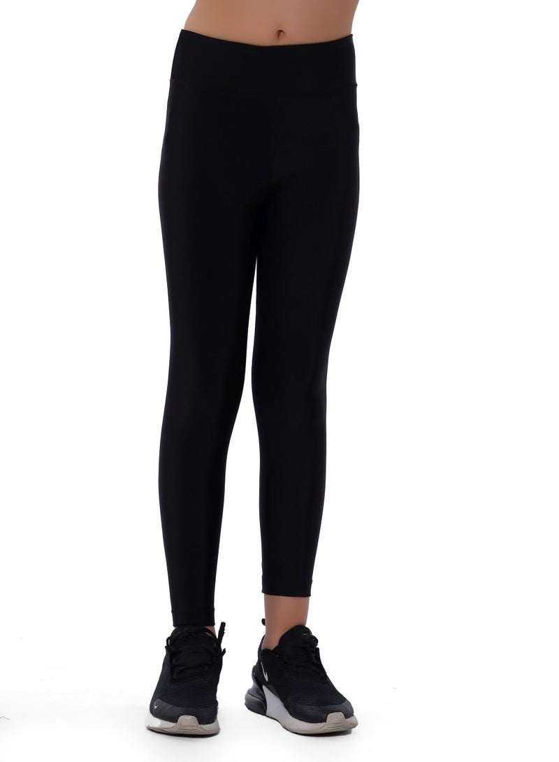 ANJA Girls' Black Seamless Leggings – Sculpt Design - Image 4