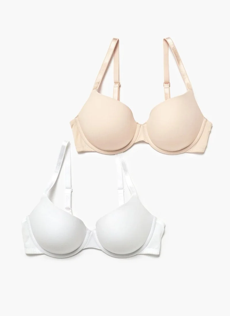 ماتلان 2 Pack DD+ Padded Underwired T-Shirt Bras