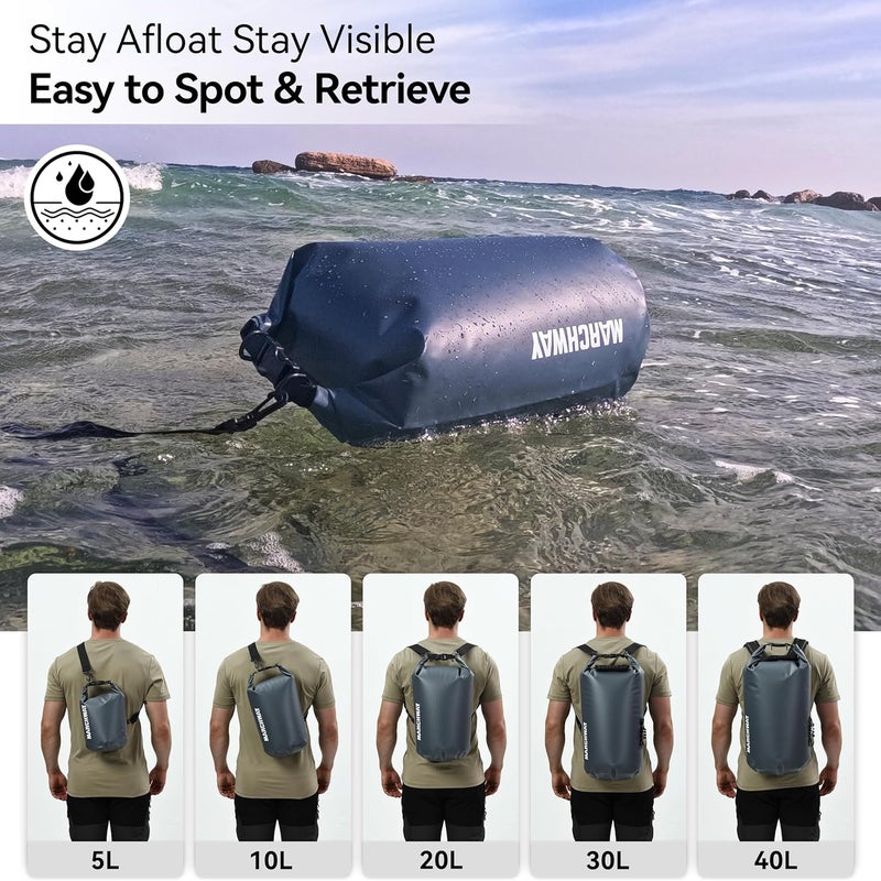 MARCHWAY Floating Waterproof Dry Bag - Durable and Versatile for Outdoor Adventures - Image 5