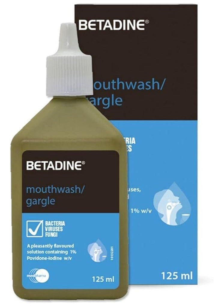 Betadine MOUTHWASH / GARGLE 125ML - Image 1