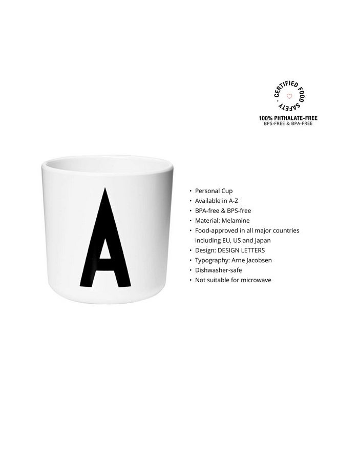 Design letters Design Letters Melamine Sippy Cups for Baby 7 Oz Grey| Kids Cups Designed in Denmark Reusable Cup for Baby 6+ Month|Learning Cup BPA/BPS Free | Children Drinking Cup Dishwasher Safe, Toddler Cup  - Image 1