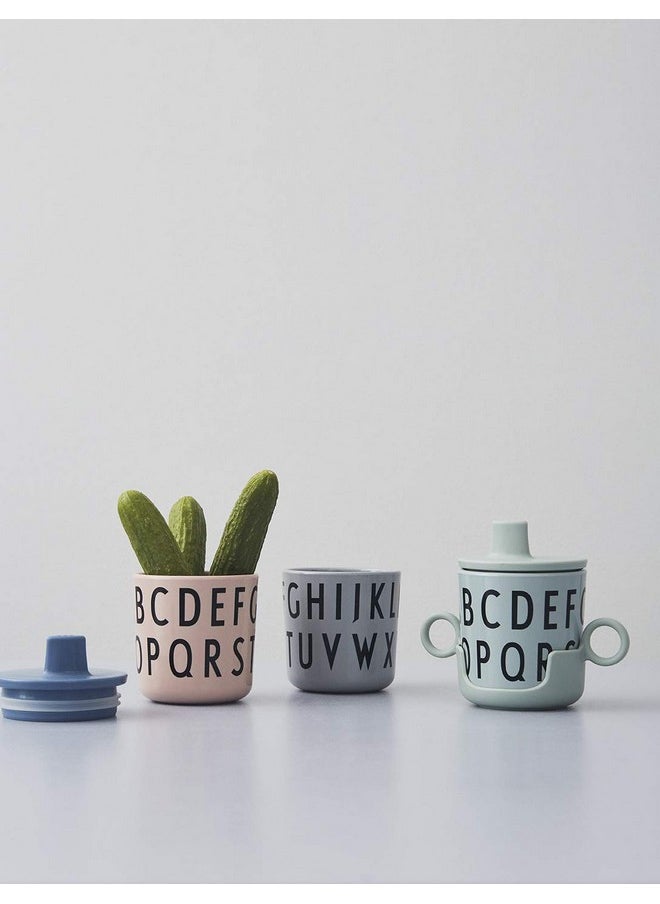 Design letters Design Letters Melamine Sippy Cups for Baby 7 Oz Grey| Kids Cups Designed in Denmark Reusable Cup for Baby 6+ Month|Learning Cup BPA/BPS Free | Children Drinking Cup Dishwasher Safe, Toddler Cup  - Image 4