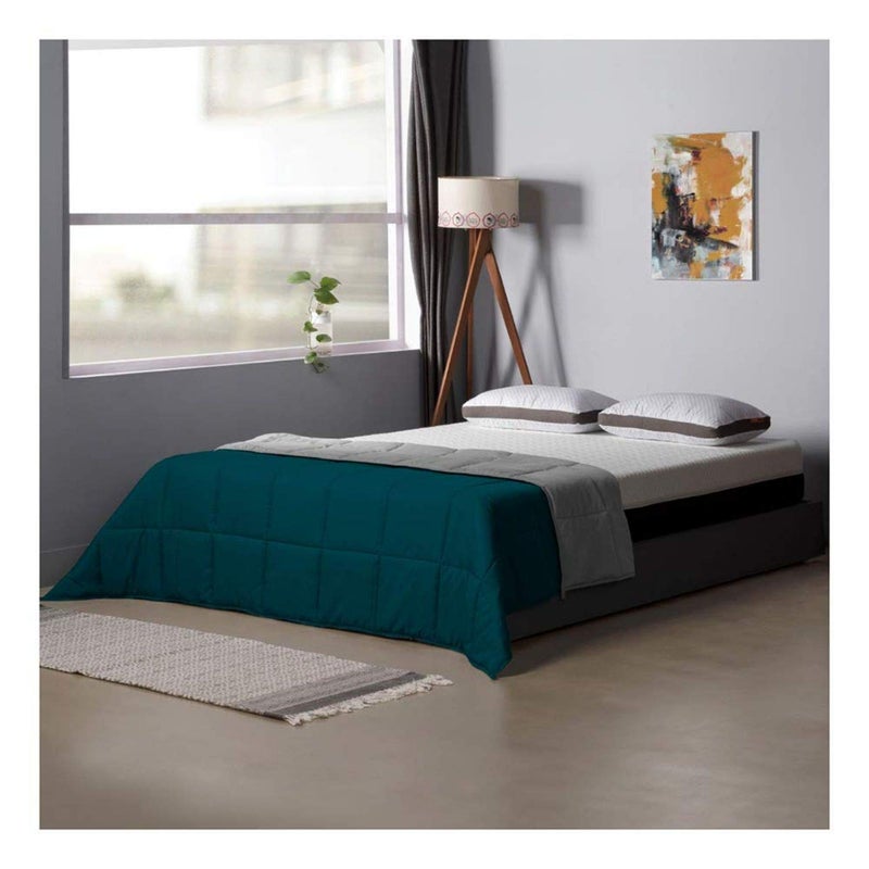 SVT SVT Microfiber 200TC Comforter Double Bed_sea Green Grey  - Image 3
