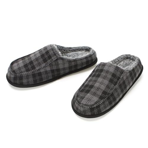 cosyone1997 Men's Slippers with Memory Foam, House Shoes for Men Indoor Outdoor, Non-Slip House Slippers Moccasin Style, Size 10-11 - Image 1