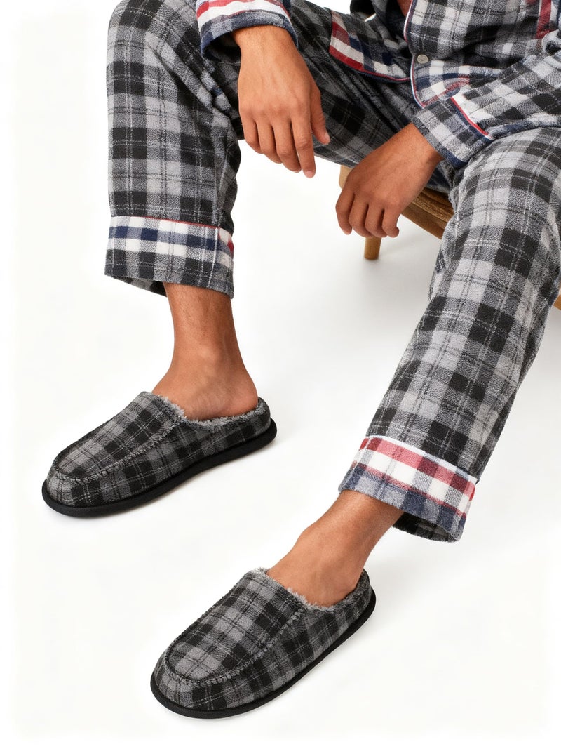 cosyone1997 Men's Slippers with Memory Foam, House Shoes for Men Indoor Outdoor, Non-Slip House Slippers Moccasin Style, Size 10-11 - Image 2