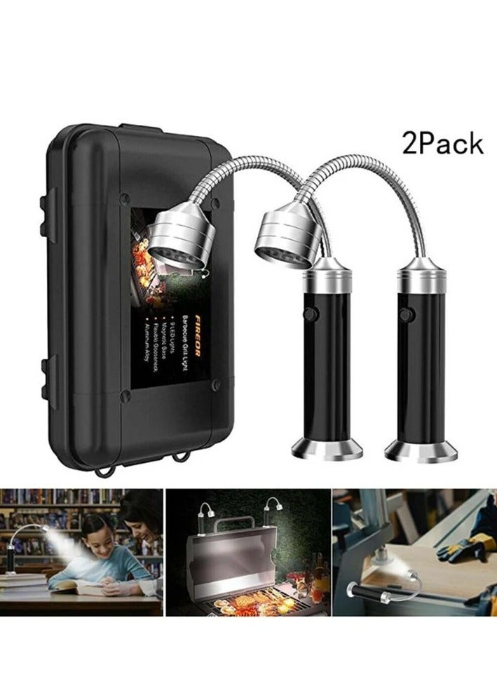 Generic Magnetic Outdoor BBQ Barbecue Grill Led Grill Lights Adjustable Flexible Led 360 Degrees Heat Resistant Gooseneck Lamps Lantern  - Image 1