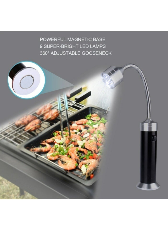 Generic Magnetic Outdoor BBQ Barbecue Grill Led Grill Lights Adjustable Flexible Led 360 Degrees Heat Resistant Gooseneck Lamps Lantern  - Image 5