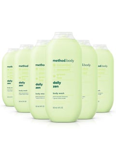 Method Method Body Wash Daily Zen Paraben and Phthalate Free 18 oz Pack of 6 