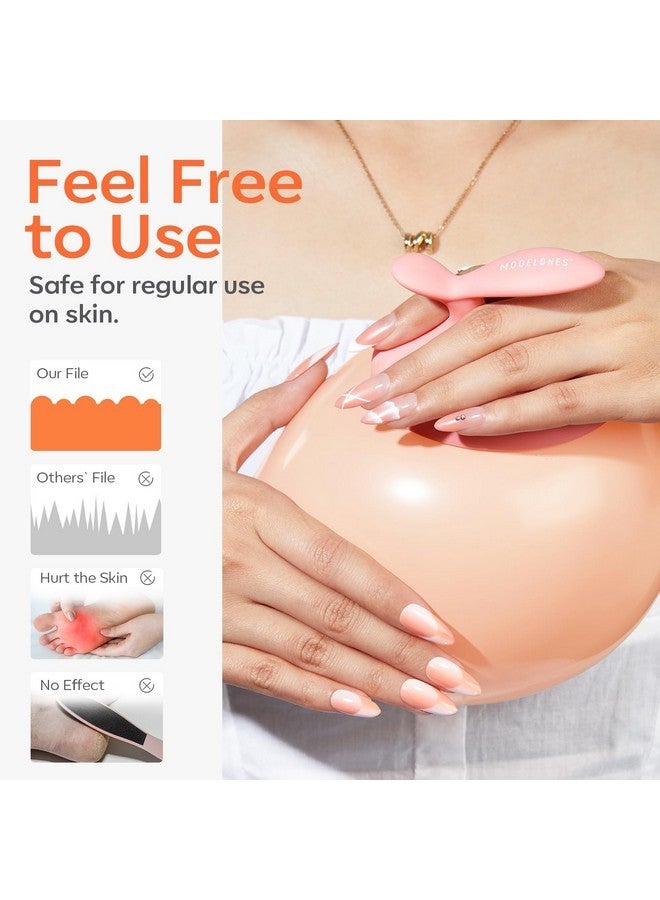 modelones Nano Glass Foot File - Professional Foot Scrubber And Callus Remover, Heel Scraper For Cracked Heels, Dead Skin Remover, Foot Buffer For Soft Feet, Safe Pedicure Tool With Anti-Slip Handle - Image 5