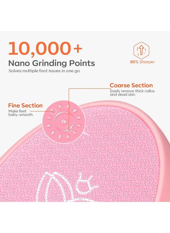 modelones Nano Glass Foot File - Professional Foot Scrubber And Callus Remover, Heel Scraper For Cracked Heels, Dead Skin Remover, Foot Buffer For Soft Feet, Safe Pedicure Tool With Anti-Slip Handle - Image 4