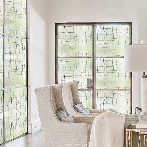 SUNBIRD Frosted 3D Star Glass Film for Windows Doors Privacy Self Static Cling Frosting Decorative Window Stickers Window Tinting for Home Bathroom 24 X 200 Inches - Image 4