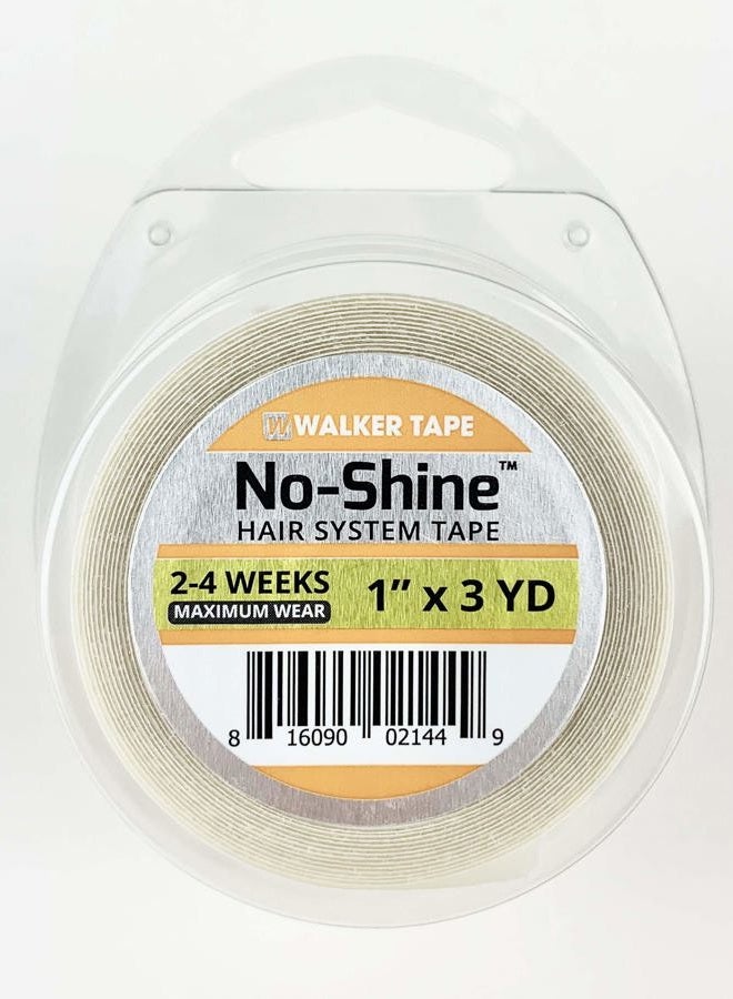 Walker Tape No Shine Double Sided 1" x 3 Yard Tape Roll (WKR-NS-S3) 