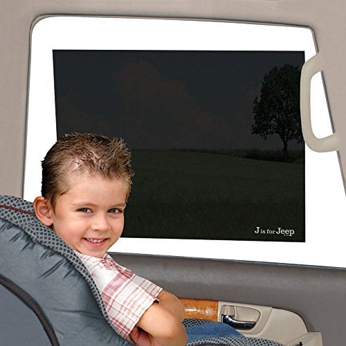 Jeep Car Sun 2 Pack Shade, UV Protection, Black - Image 1