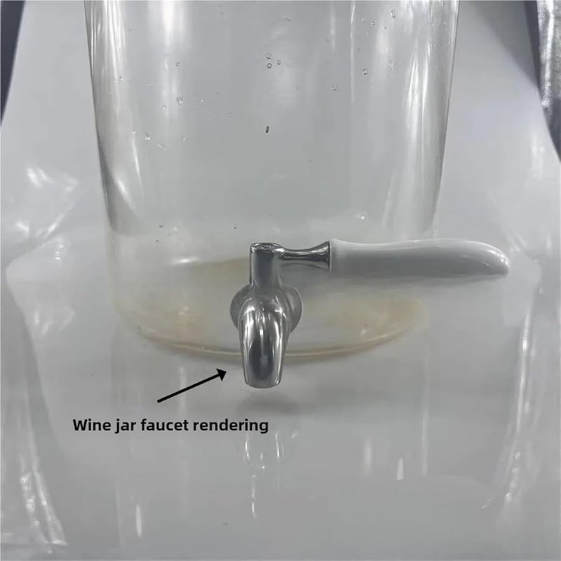 6 قطع صنبور بلاستيكي للبيرة مع صمام فلتر موزع للحنفية لزجاجة النبيذ الجرة البرميل خزان المياه - Image 4