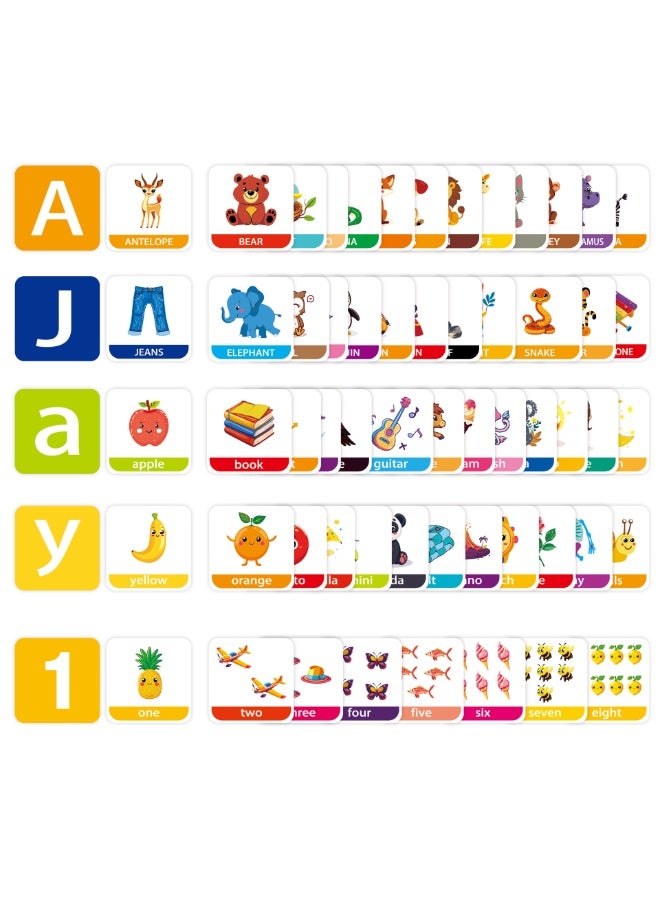 Children's Cognitive Cards Cartoon English Flash Cards Learning Education Enlightenment Early Education Cards - Image 2