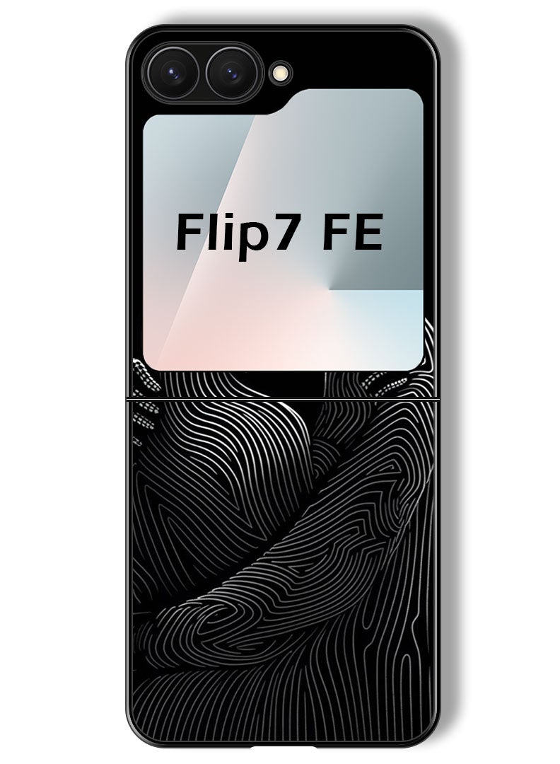 Theodor Case Compatible with Samsung Galaxy Z Flip 7 FE 6.7 Inch Protection Shockproof Bumper Cover Art - Image 1