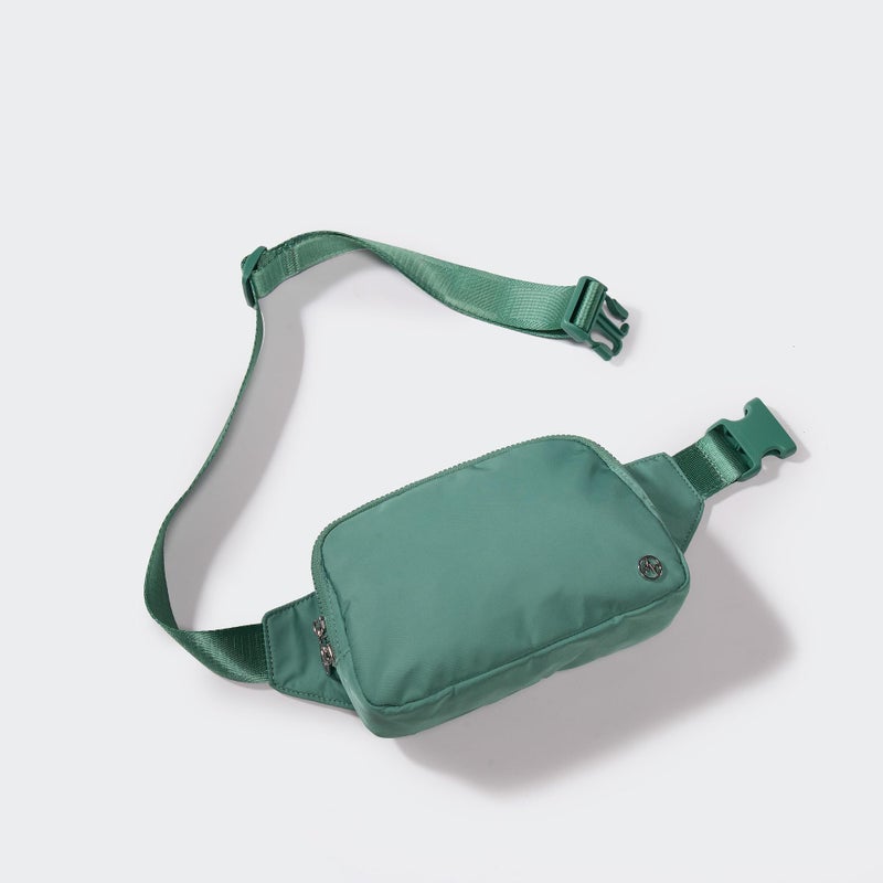 Pander Belt Bag Large 2L, Waterproof Everywhere Fanny Pack Purse for Women and Men with Adjustable Strap, Eucalyptus Green - Image 2