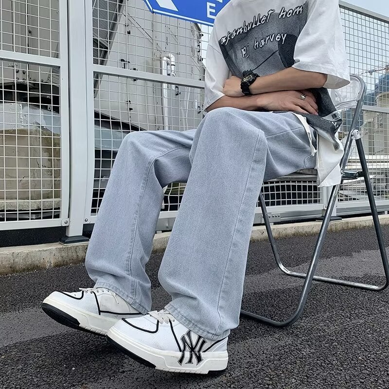 Unisex Casual Daily Denim Jeans - Image 1