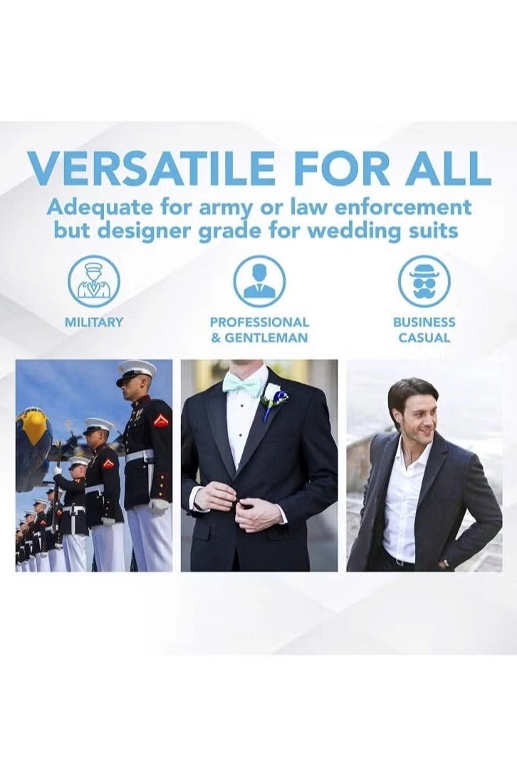 Mens Shirt Stays Holder Garters Adjustable Elastic Shirt Holder Straps - Image 5