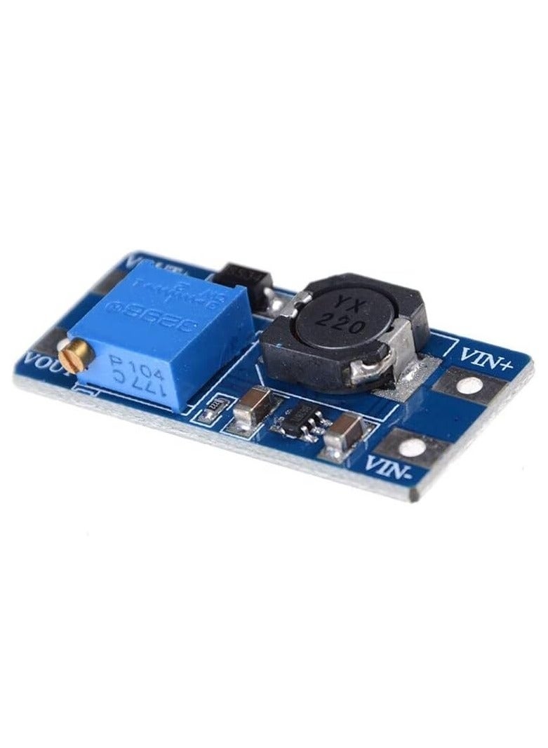 SOLDOUT Boost Module DC-DC Step Up Converter Booster Power Supply Module Step-up Board MAX Input 3V/5V to 5V/9V/12V/24V Adjustable - Image 2
