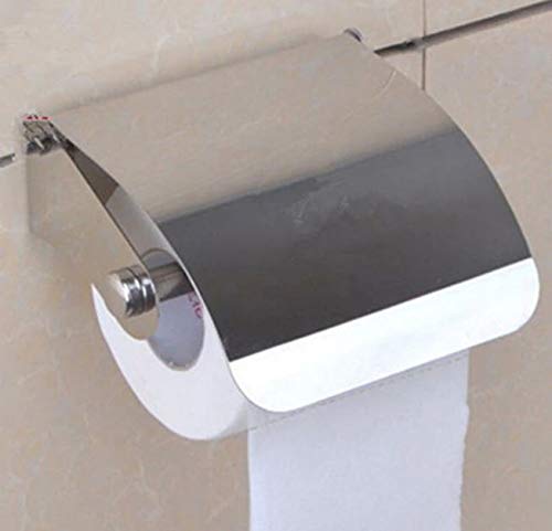 MLD Glossy Steel Finish Toilet Paper Holder