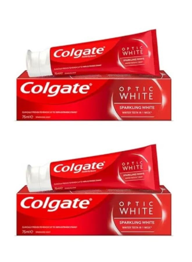 Colgate 2 PIECES OF Optic White Sparkling White Toothpaste