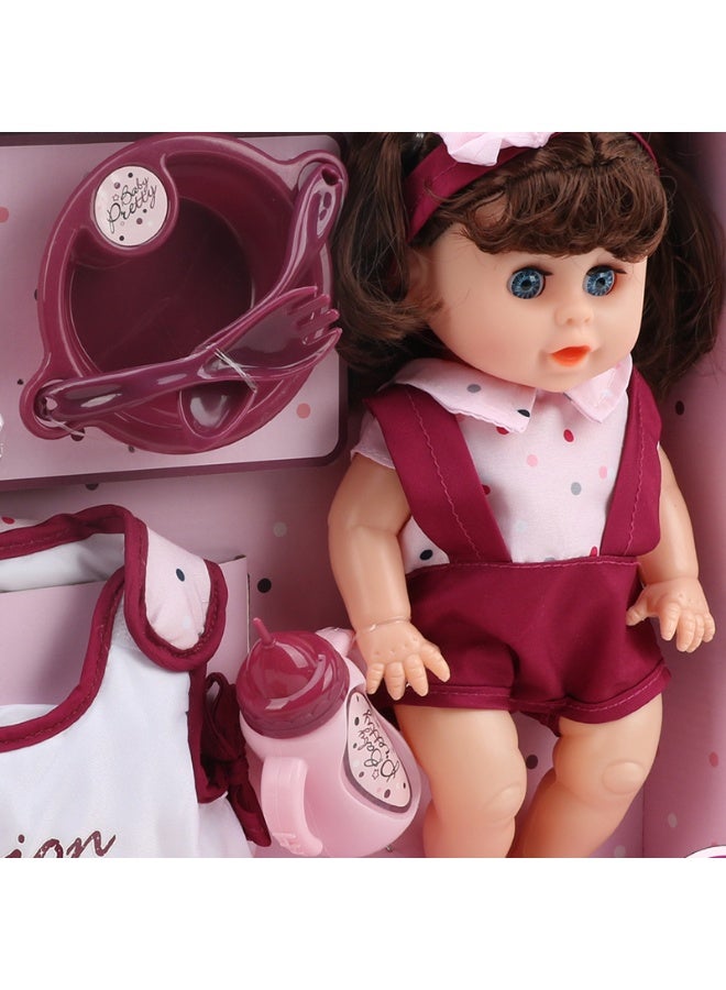 Kikibebe 12-Inch Girl Interactive Potty Training Doll – Multicolor - Image 3