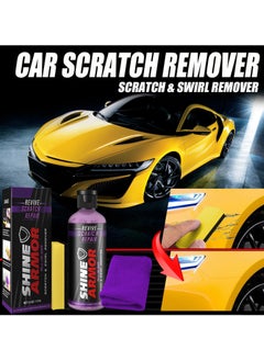 Generic Car Scratch Remover - Polishing Agent with Sponge Car Scratch Repair Liquid | Professional Scratch Repair Polishing Liquid for Dashboard and Bumpers  - Image 2