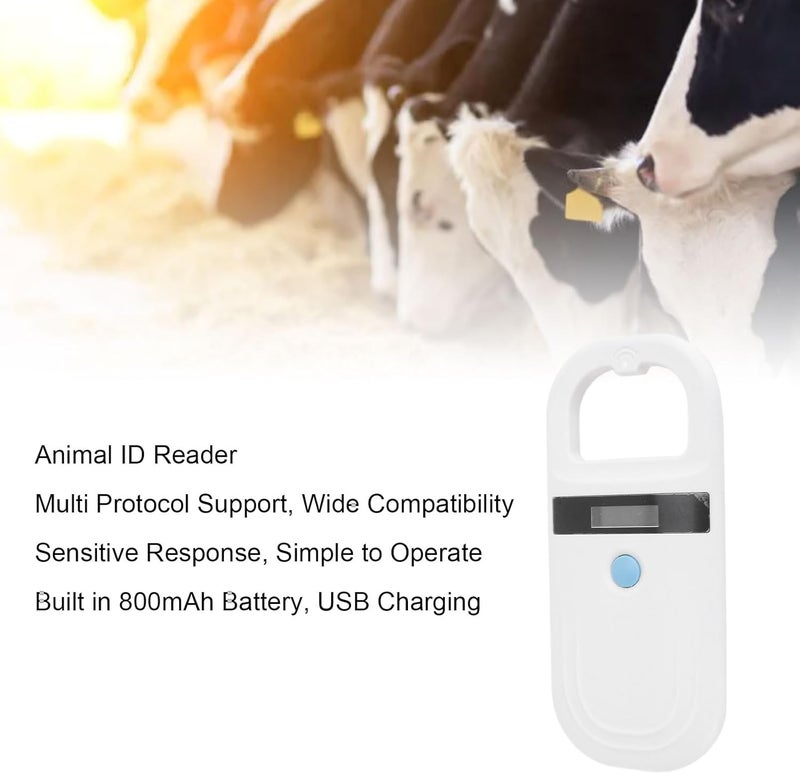 Pre-stock well-packed goods Portable Animal ID Reader 134.2KHz Pet Microchip Scanner USB C BT Transmissing Livestock Pet Wildlife Monitoring (White) User tested optimized build Suburban residential ship All environment compatible Local supply chain stock Trendy versatile build Global upgraded economical craftsmanship Ready goods scheduled ship All-scene tailored quality Updated modern design Cross part assemble fit Light precision processed material Multi-use well optimized build Budget friendly premium quality Gulf approved global quality Reliable daily use design Field test upgraded craftsmanship Globally popular universal design Gulf climate upgraded quality Practical experience crafted Personal & public compatible Easy hand assemble compatible Hardness boosted processed substance All choice modern design Anti slip - Image 3