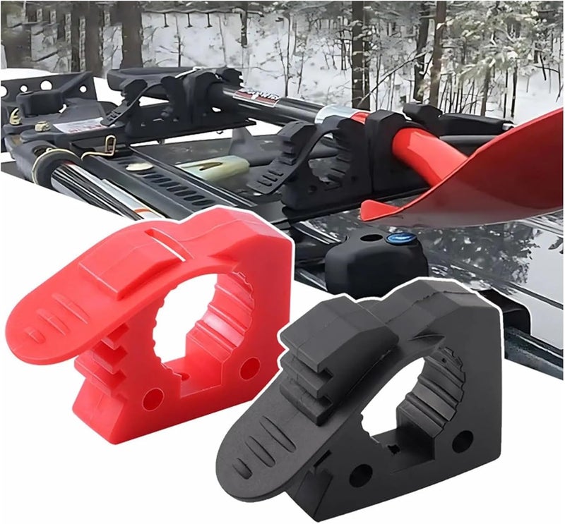 Shovel Mount 6 Pcs Roof Rack Rubber Quick-Release Clamp Wall Mounting Kit - Image 3