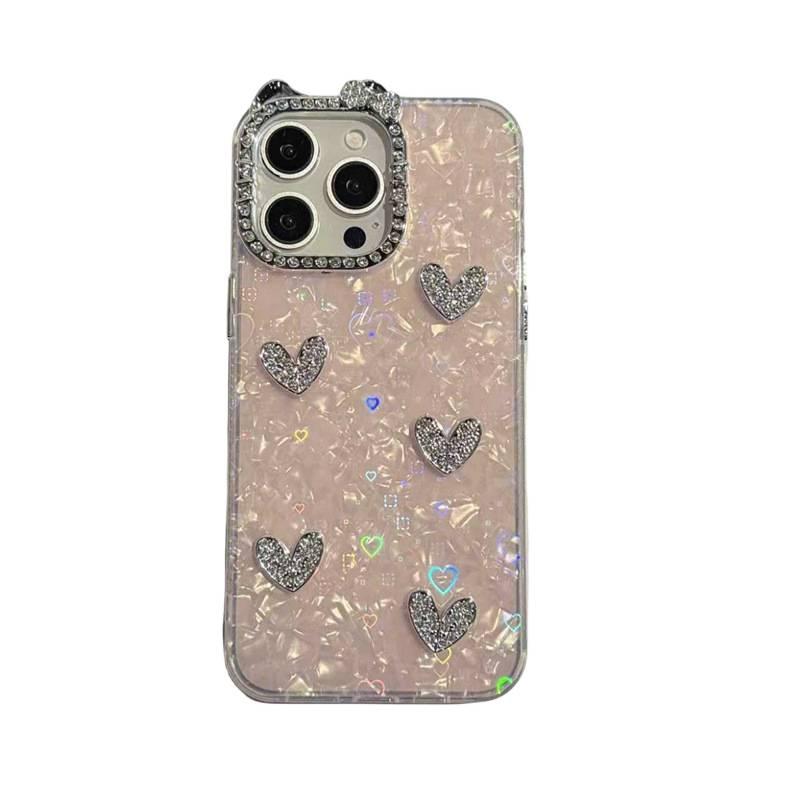 LS غطاء واقي، حماية من السقوط، مقاوم للصدمات لـ iPhone 15 / 15 Plus / 15 Pro / 15 Pro Max، Cherry Acrylic من الأكريليك - Image 5