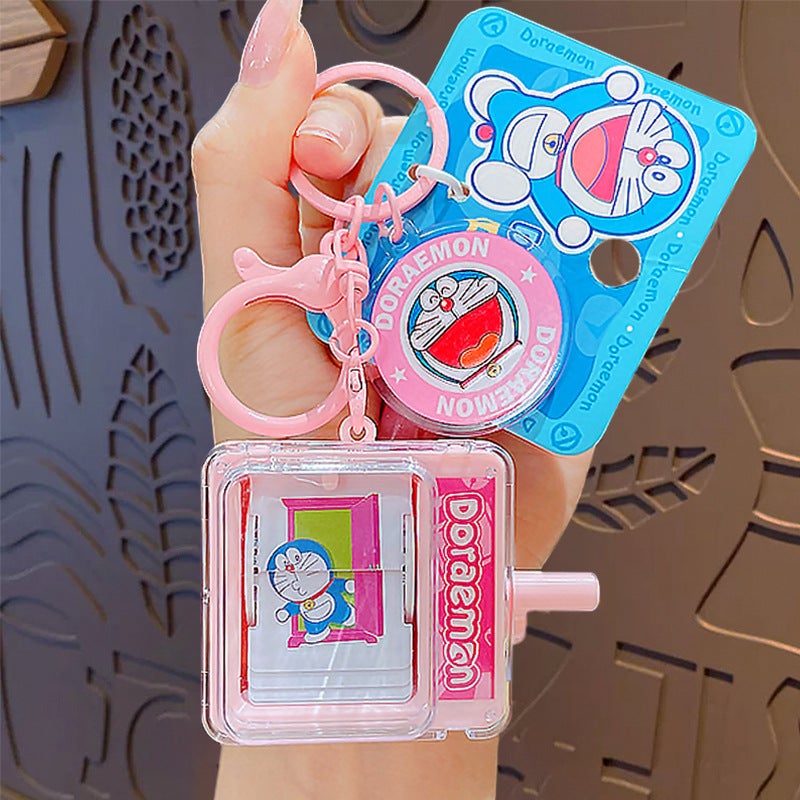 Doraemon Cartoon Keychain Pendant – PVC Cute Dingdang Cat Bag Gift - Image 1