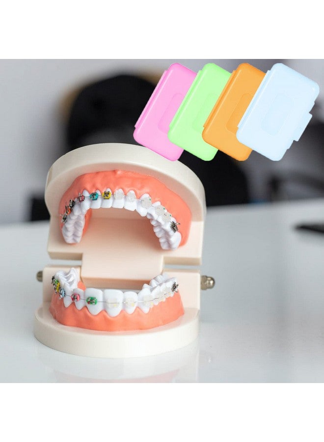 OBTANIM 15 Pack Colorful Braces Wax Dental Care Orthodontic Wax For Braces Wearer (10 Color) - Image 4