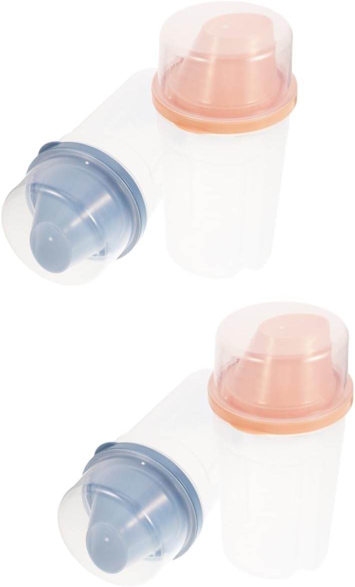 2 Pack Reusable Empty Shampoo Bottles For Laundry Storage Liquid Dispensers - Image 1