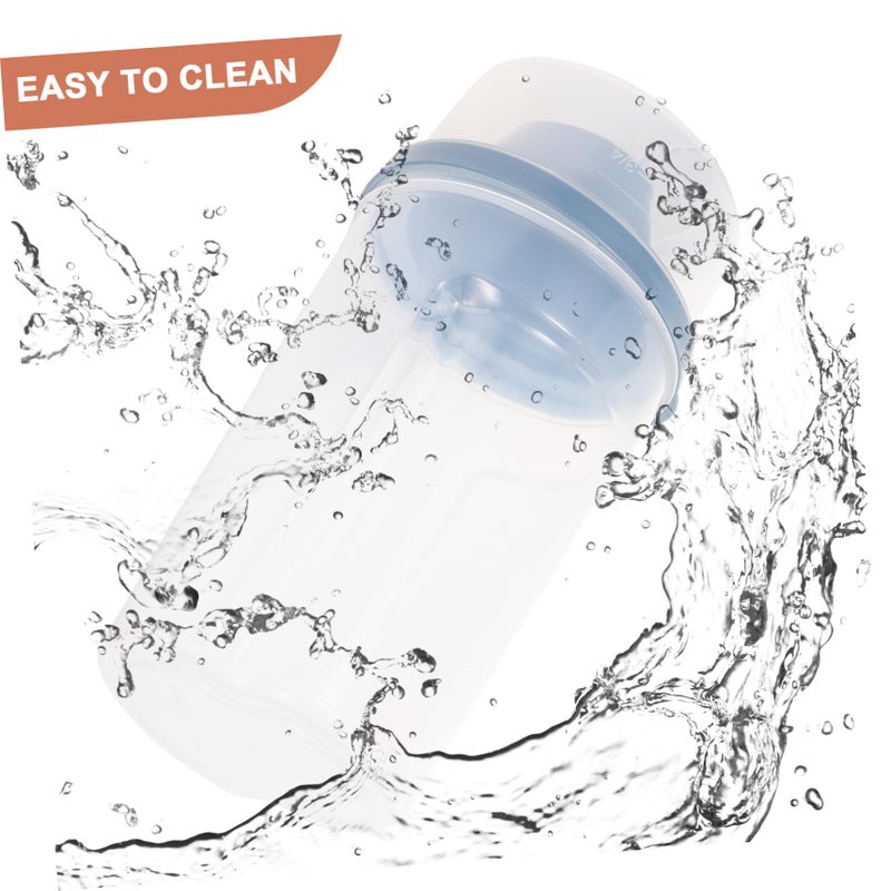 2 Pack Reusable Empty Shampoo Bottles For Laundry Storage Liquid Dispensers - Image 5