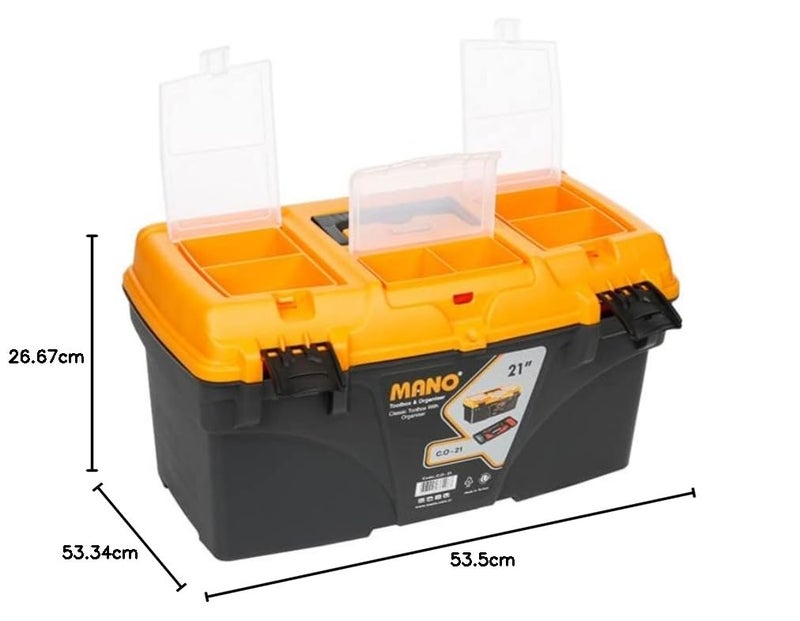 MANO Classic Toolboxes With Organizer 21 535Mm 291Mm 280Mm C O 21 Turkey - Image 5